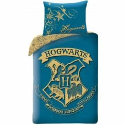 Harry Potter Dekbedovertrek Zweinstein - Eenpersoons - 140 X 200 Cm - Katoen