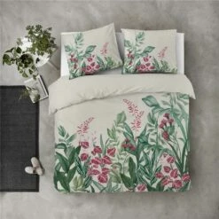 Byrklund - Dekbedovertrek Jungle Romance - 200x220 Cm - Off White -Cinderella Winkel 1000012862 0102