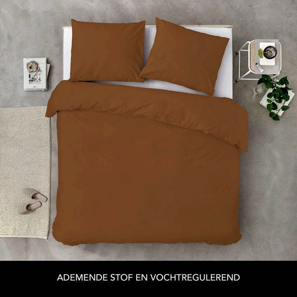 Byrklund - Dekbedovertrek Sleep Softly - 240x220 Cm - Cognac 4 Byrklund - Dekbedovertrek Sleep Softly - 240x220 Cm - Cognac - Afbeelding 2