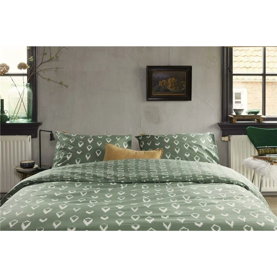 Walra - Dekbedovertrek Remade Turned Cones - 240x220 Cm - Groen 6 Walra - Dekbedovertrek Remade Turned Cones - 240x220 Cm - Groen - Afbeelding 4