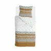Walra - Dekbedovertrek Ikat Dreams - 140x220 Cm - Wit / Cognac 1 Walra - Dekbedovertrek Ikat Dreams - 140x220 Cm - Wit / Cognac -Cinderella Winkel 1000012886