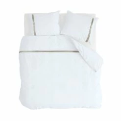 Walra - Dekbedovertrek Timeless Chic - 200x220 Cm - Wit