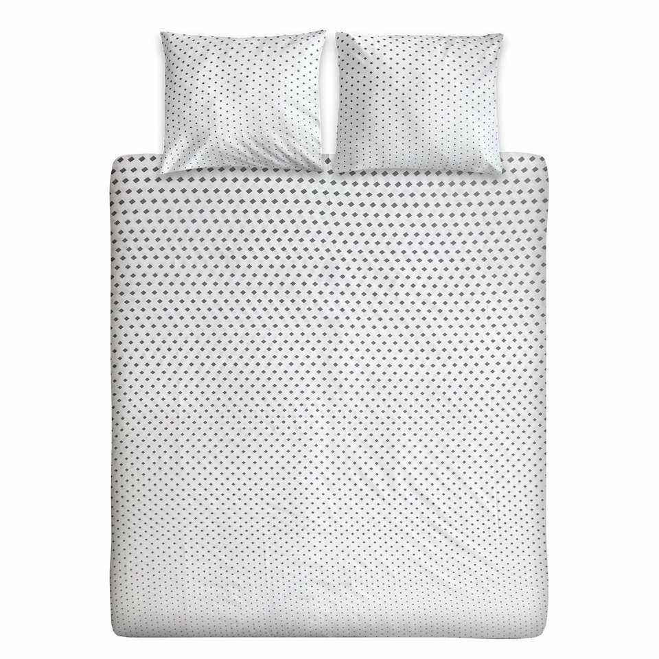 Ten Cate Katoenen Eenpersoons Dekbedovertrek - 140x200/220 - Wieber Antraciet 4 Ten Cate Katoenen Eenpersoons Dekbedovertrek - 140x200/220 - Wieber Antraciet - Afbeelding 2