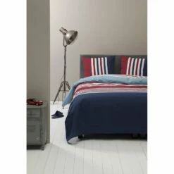 Ten Cate Katoenen Tweepersoons Dekbedovertrek - 200x200/220 - Trone Stripe -Cinderella Winkel 1000023918 0110