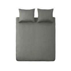 Ten Cate 100% Katoensatijnen Eenpersoons Dekbedovertrek - 140x200/220 - Taupe -Cinderella Winkel 1000023973 0101