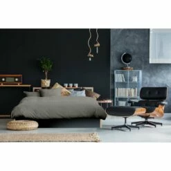 Ten Cate 100% Katoensatijnen Eenpersoons Dekbedovertrek - 140x200/220 - Taupe -Cinderella Winkel 1000023973 0110