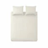 Ten Cate 100% Katoensatijnen Lits Jumeaux Dekbedovertrek - 240x200/220 - Naturel -Cinderella Winkel 1000023977