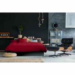 Ten Cate 100% Katoensatijnen Lits Jumeaux Dekbedovertrek - 240x200/220 - Rood -Cinderella Winkel 1000023983 0110