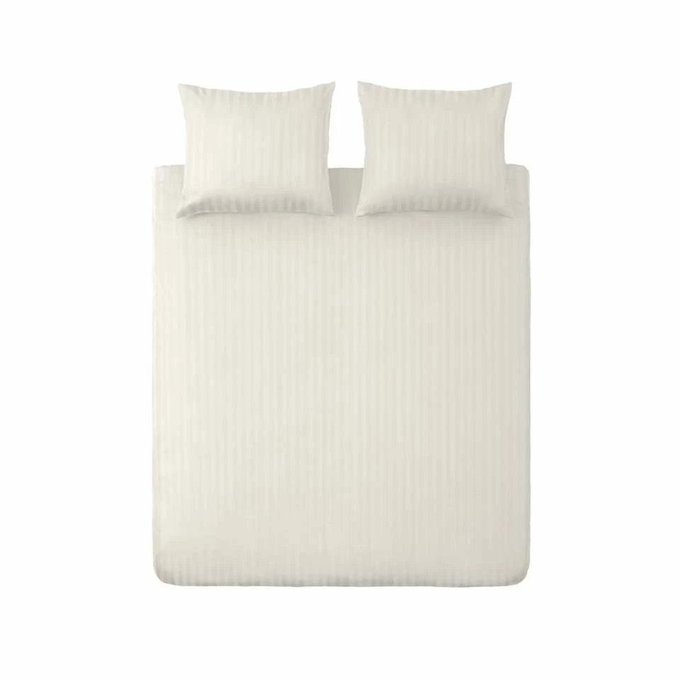 Ten Cate 100% Katoensatijnen Tweepersoons Dekbedovertrek - 200x200/220 - Naturel 4 Ten Cate 100% Katoensatijnen Tweepersoons Dekbedovertrek - 200x200/220 - Naturel - Afbeelding 2