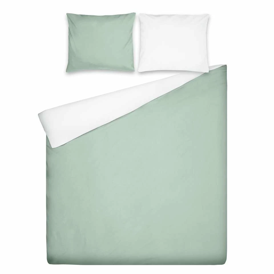 Ten Cate Katoenen Double Face Tweepersoons Dekbedovertrek - 200x200/220 - Malaga 4 Ten Cate Katoenen Double Face Tweepersoons Dekbedovertrek - 200x200/220 - Malaga - Afbeelding 2