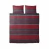 Ten Cate Katoenen Tweepersoons Dekbedovertrek - 200x200/220 - Thor Rood -Cinderella Winkel 1000024016