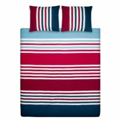 Ten Cate Katoenen Lits Jumeaux Dekbedovertrek - 240x200/220 - Trone Stripe -Cinderella Winkel 1000024024 0101