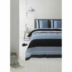 Ten Cate Katoenen Tweepersoons Dekbedovertrek - 200x200/220 - Glacier Blauw -Cinderella Winkel 1000024034 0110