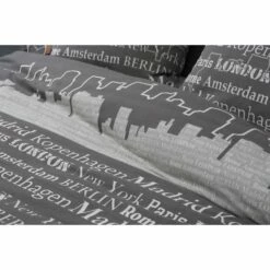 Ten Cate Katoenen Tweepersoons Dekbedovertrek - 200x200/220 - Skyline Taupe 9 Ten Cate Katoenen Tweepersoons Dekbedovertrek - 200x200/220 - Skyline Taupe -Cinderella Winkel 1000024039 0111