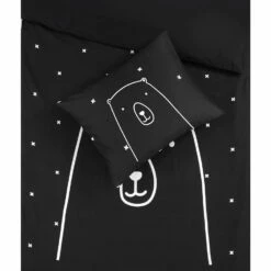 Kidzroom Bear Dekbedovertrek - 120x150 - Zwart -Cinderella Winkel 1000025137 0102