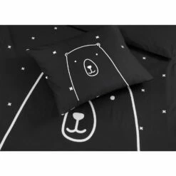 Kidzroom Bear Dekbedovertrek - 120x150 - Zwart -Cinderella Winkel 1000025137 0103