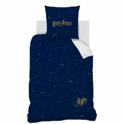 Harry Potter Dekbedovertrek Iconic - Eenpersoons - 140 X 200 Cm - Katoen -Cinderella Winkel 1000025458 0102