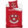 Harvard Dekbedovertrek - Eenpersoons - 140 X 200 Cm - Katoen