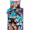 Dragon Ball Z Dekbedovertrek Super Saiyan - Eenpersoons - 140 X 200 Cm - Katoen -Cinderella Winkel 1000025522