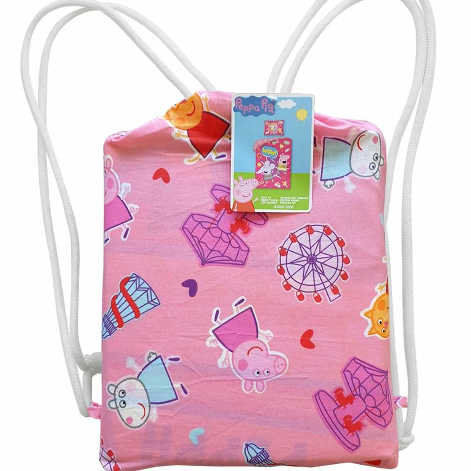Peppa Pig Dekbedovertrek Wow! - Eenpersoons - 140 X 200 Cm - Katoen 5 Peppa Pig Dekbedovertrek Wow! - Eenpersoons - 140 X 200 Cm - Katoen - Afbeelding 3