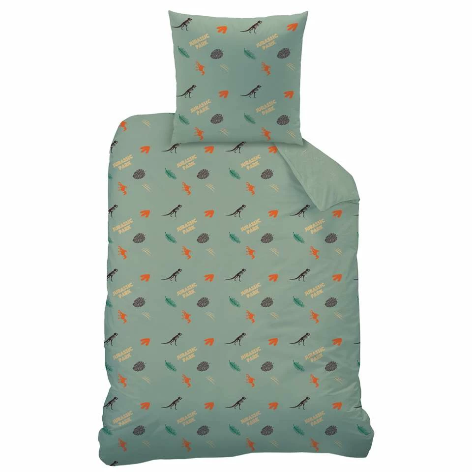 Jurassic World Dekbedovertrek Welcome - Eenpersoons - 140 X 200 Cm - Katoen 5 Jurassic World Dekbedovertrek Welcome - Eenpersoons - 140 X 200 Cm - Katoen - Afbeelding 3