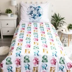 Harry Potter Dekbedovertrek - Eenpersoons - 140 X 200 Cm - Katoen 9 Harry Potter Dekbedovertrek - Eenpersoons - 140 X 200 Cm - Katoen -Cinderella Winkel 1000025578 0103