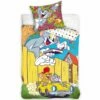 Tom & Jerry Dekbedovertrek Happy - 140 X 200 Cm + 60 X 70 Cm - Katoen -Cinderella Winkel 1000028601