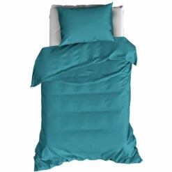 De Witte Lietaer Dekbedovertrek Katoen Satijn Olivia - 140 X 200/220 Cm - Groen