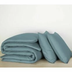 De Witte Lietaer Dekbedovertrek Katoen Satijn Olivia - 260 X 240 Cm - Groen -Cinderella Winkel 1000028726 0103