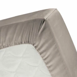 Cinderella Weekend - Hoeslaken (tot 25 Cm) - Katoen - 140x200 Cm - Taupe -Cinderella Winkel 1000030059 0101