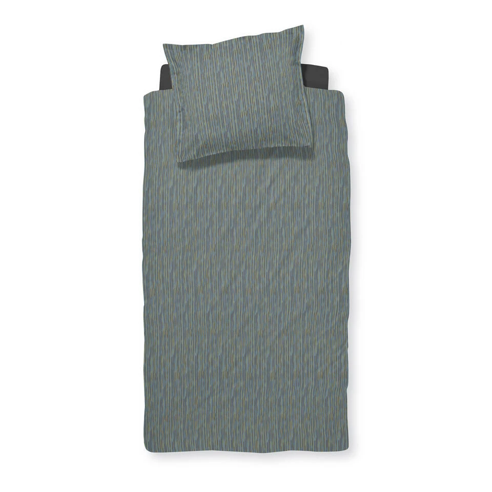 Damai Dekbedovertrek Katoen - 140x200/220cm - Blauw Gestreept Dessin 3 Damai Dekbedovertrek Katoen - 140x200/220cm - Blauw Gestreept Dessin