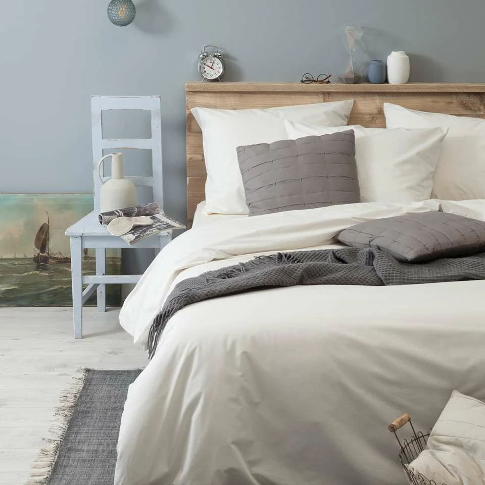 Cinderella Dekbedovertrek Weekend - Katoen - 260x200/220 Cm - Ivoor 4 Cinderella Dekbedovertrek Weekend - Katoen - 260x200/220 Cm - Ivoor - Afbeelding 2