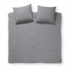 Damai Dekbedovertrek Flanel - 260 X 200/220cm - Grijs -Cinderella Winkel 1000030591