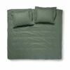 Damai Dekbedovertrek Katoen-satijn - 240 X 240/220cm - Groen Gestreept -Cinderella Winkel 1000030669