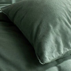 Damai Dekbedovertrek Flanel - 260 X 200/220cm - Groen -Cinderella Winkel 1000030686 0102