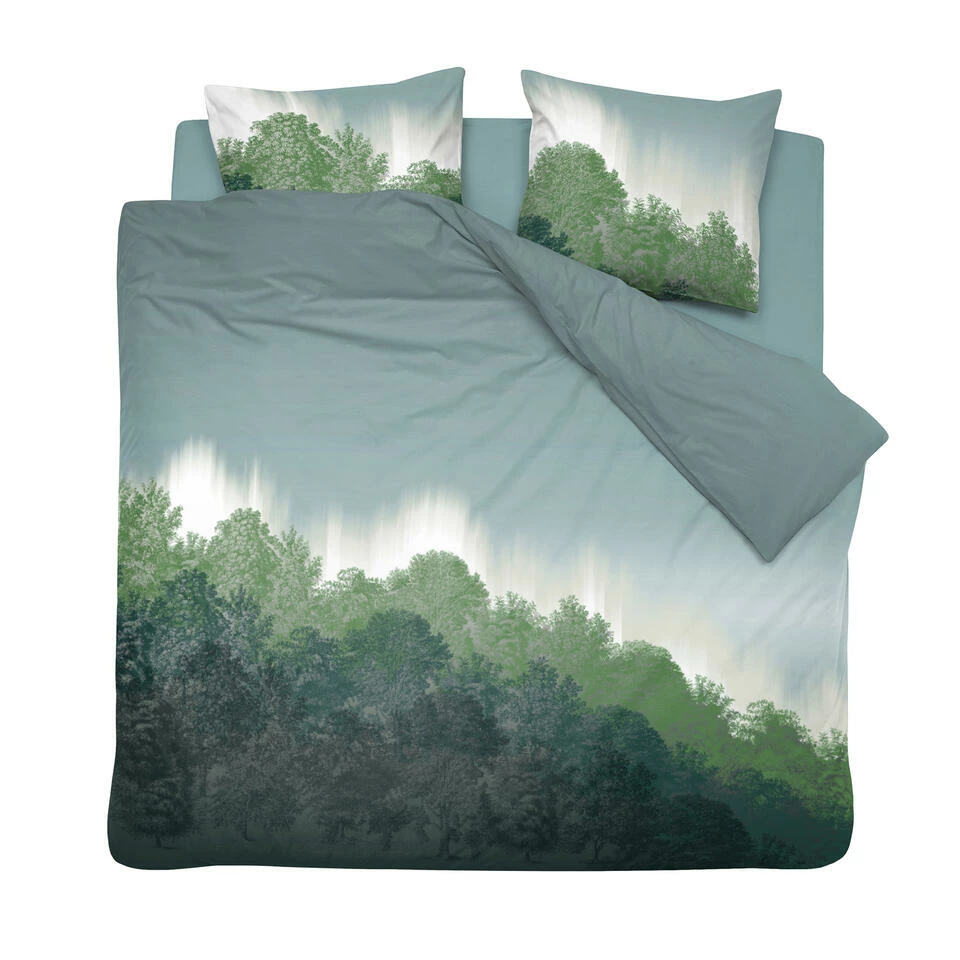 Cinderella Dekbedovertrek Northern Light - Flanel - 200x200/220 Cm - Green 3 Cinderella Dekbedovertrek Northern Light - Flanel - 200x200/220 Cm - Green