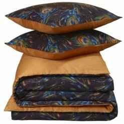 De Witte Lietaer Dekbedovertrek Peafowl - 200 X 200/220 Cm - Katoen Satijn 8 De Witte Lietaer Dekbedovertrek Peafowl - 200 X 200/220 Cm - Katoen Satijn -Cinderella Winkel 1000031322 0102