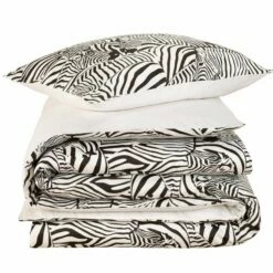 De Witte Lietaer Dekbedovertrek Zebra - 140 X 200/220 Cm - Katoen Satijn -Cinderella Winkel 1000031336 0103