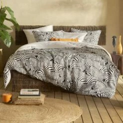 De Witte Lietaer Dekbedovertrek Zebra - 200 X 200/220 Cm - Katoen Satijn -Cinderella Winkel 1000031349 0102