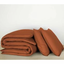 De Witte Lietaer Dekbedovertrek Katoen Satijn Olivia - 260 X 240 Cm - Bruin -Cinderella Winkel 1000032057 0102