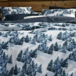 De Witte Lietaer Dekbedovertrek North Eclipse - 240 X 220 Cm - Katoen Flanel -Cinderella Winkel 1000032061 0101