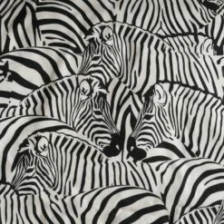 De Witte Lietaer Dekbedovertrek Zebra Cream - 260 X 240 Cm - Katoen Flanel -Cinderella Winkel 1000032121 0102