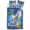Sonic Dekbedovertrek Hedgehog - Eenpersoons - 140 X 200 Cm - Polyester -Cinderella Winkel 1000033042