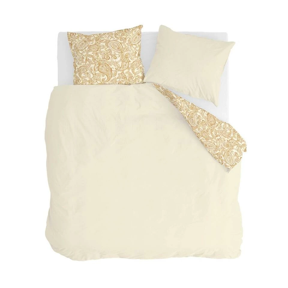 Walra - Dekbedovertrek Perfect Paisley - 240x220 Cm - Geel 3 Walra - Dekbedovertrek Perfect Paisley - 240x220 Cm - Geel
