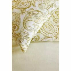 Walra - Dekbedovertrek Perfect Paisley - 140x220 Cm - Geel -Cinderella Winkel 1000034080 0101