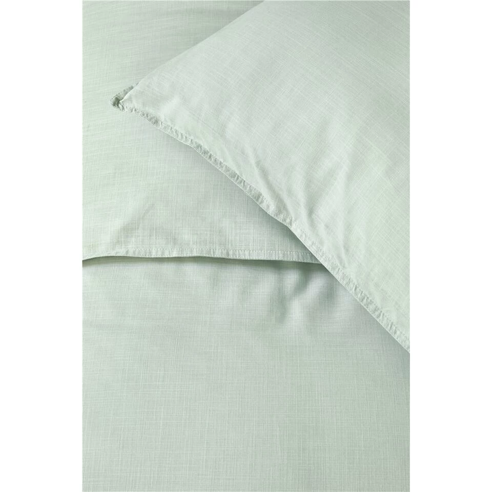 Walra - Dekbedovertrek Vintage Cotton - 200x220 Cm - Jade 4 Walra - Dekbedovertrek Vintage Cotton - 200x220 Cm - Jade - Afbeelding 2