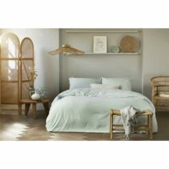 Walra - Dekbedovertrek Vintage Cotton - 200x220 Cm - Jade 9 Walra - Dekbedovertrek Vintage Cotton - 200x220 Cm - Jade -Cinderella Winkel 1000034084 0103