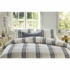 Walra - Dekbedovertrek Remade Drawing Fishbones - 200x220 Cm - Off White -Cinderella Winkel 1000034092 0102