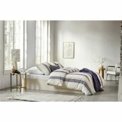 Walra - Dekbedovertrek Remade Drawing Fishbones - 200x220 Cm - Off White -Cinderella Winkel 1000034092 0103