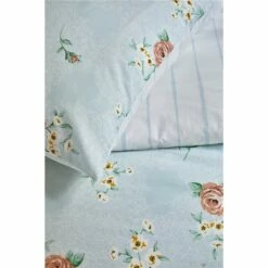 Walra - Dekbedovertrek Red Roses - 140x220 Cm - Blauw -Cinderella Winkel 1000034102 0101